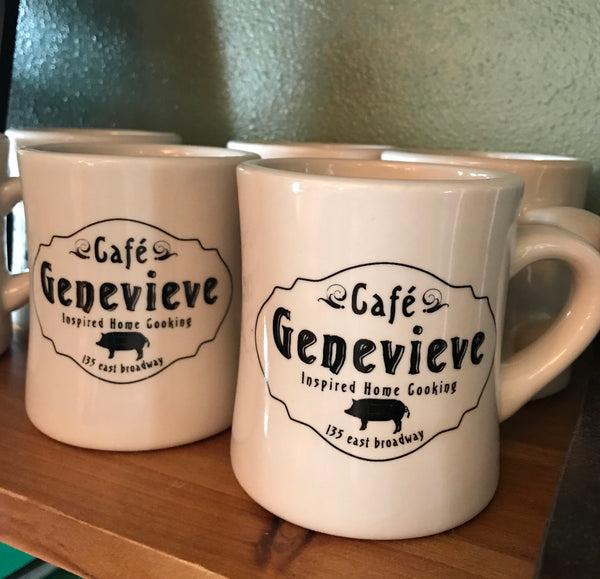Cafe Genevieve LOGO mug (set of 2)
