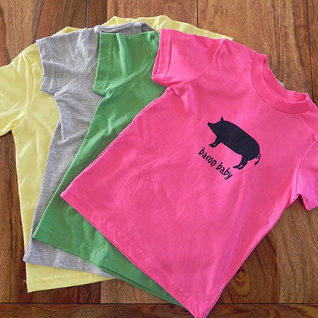 Kids Pig Logo T-Shirt